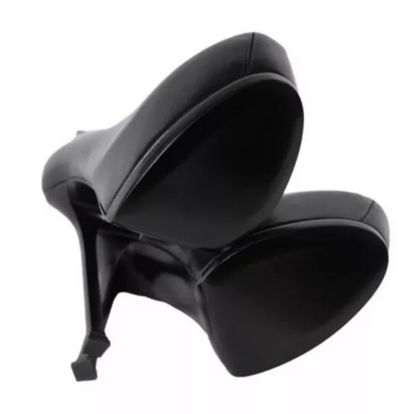 NWT Saint Laurent Tribtoo Black Nappa Leather 36.5 - Picture 4 of 5